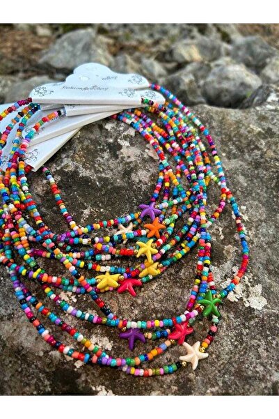 Chngroup Mixed Denizyıldızı Kum Boncuk Kolye