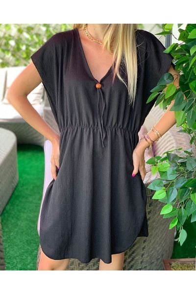 Trendseninle Women's Black Pareo