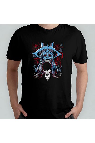 Pixxa Μπλουζάκι Solo Leveling Crew Neck 100% βαμβακερό - 1