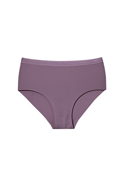 HNX 7'li Lazer Kesim Beli File Lastikli Yüksek Bel Intelok Kadın Külot