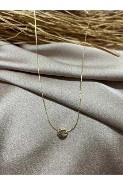 Chngroup Minimal İstiridyeli Kadın Zarif Kolye