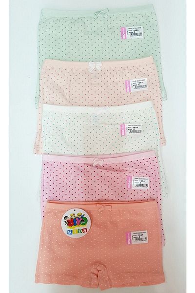 bonbonetti chocolate baby&kids Piti πουά μοτίβο για κορίτσια μπόξερ σετ 5 τεμαχίων