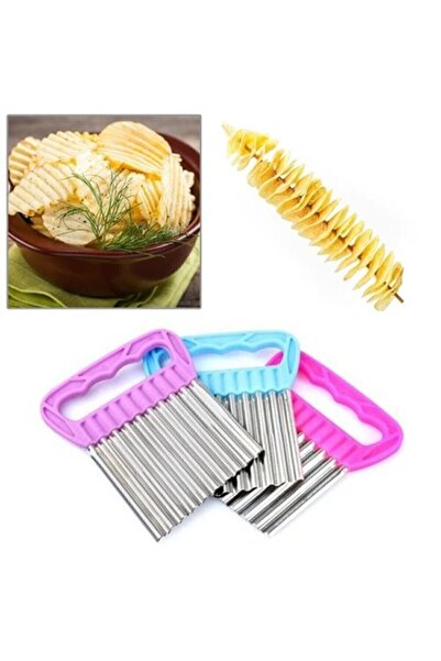 Hanedanev Pratik Patates Meyve Sebze Doğrama Dilimleme Cips Bıçağı