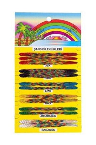 New Fashion Star Şans Bilekliği Ip Bileklik