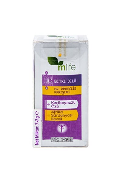 M Life Bitki Özlü Bal Propolis Karışımı 7X7 G ( 1 ADET )