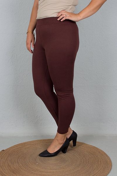 Truva XXL High Waist Plus Size Combed Cotton Leggings