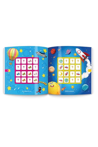yükselen zeka 3-6 Years Old Sudoku Set with Stickers, 260 Pieces of Stickers