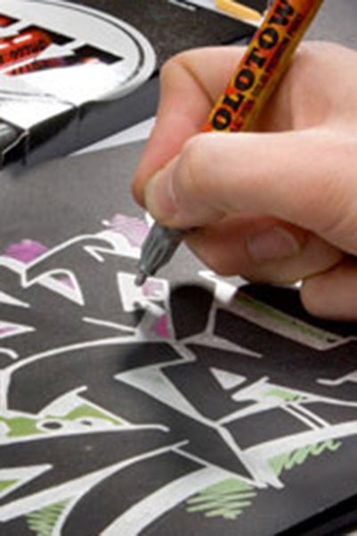 Molotow وسادة سوداء أساسية 150 جرام مقاس A4217528