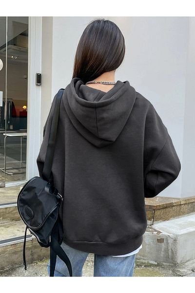 Trendseninle Γυναικείο μπλουζάκι καπνιστό Better printed oversize