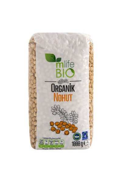 M Life Bio Organik Nohut 1000 Gr ( 1 ADET )