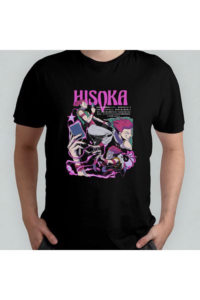 Pixxa Μπλουζάκι Hunter X Hunter Hisoka Crew Neck 100% βαμβακερό - 1