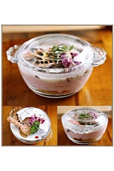 Paşabahçe مجموعة حاوية تخزين زجاجية صغيرة أساسية مكونة من قطعتين (97343)