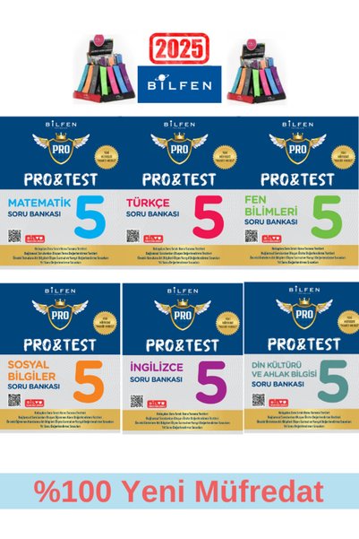 Bilfen Yayıncılık Güncel Protest 5.Sınıf Tüm Dersler %100 Yeni Müfredat (6 Ki...