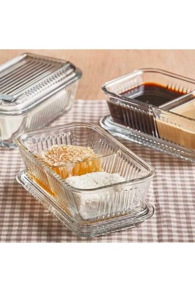 Paşabahçe Frigo 2 Bölmeli Bal Ve Tereyağlık