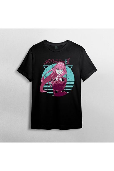 Pixxa Μπλουζάκι Franxx Zero Two Darling Crew Neck 100% βαμβακερό - 2