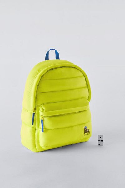 Pink Hippo Kids Rucsac de școală pentru copii umplut cu neon