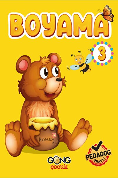 Gong Okul Öncesi Eğitici Etkinlikli Çocuk Boyama Kitabı 24 Sayfa