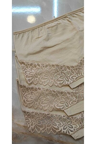 AVESŞENER Chiloți din dantelă cu talie înaltă - Pachet de 3