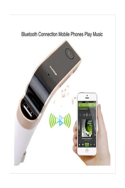 POLYGOLD Bluetooth Araç Kiti Car-g7 Fm Usb Girişli Transmitter Carg7