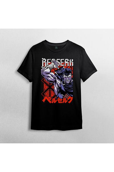 Pixxa Μπλουζάκι Berserk Crew Neck 100% βαμβακερό - 2