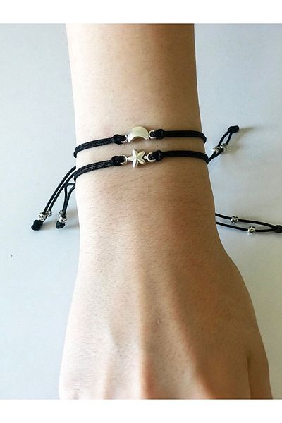 Sunligo Moon and Star Valentine's Gift Bracelets for Lovers