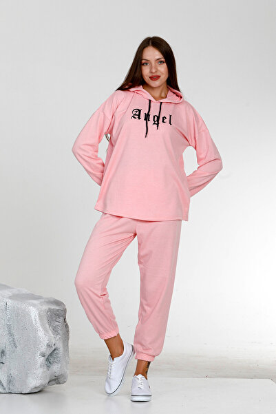 lacelove Women's Seasonal Hooded Tracksuit Set - Home Wear