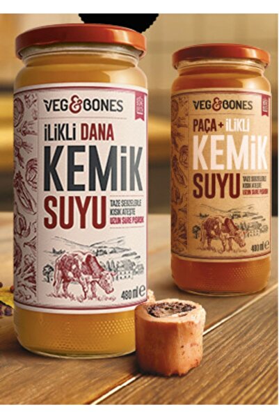 Veg&Bones Paça Ve Ilikli Kemik Suyu 4'lu Paket