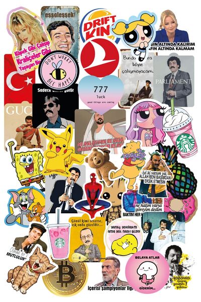 ByMeyla 1001MODEL Karışık 100 Adet Dekoratif Oto Kokusu Ve Oto Aksesuarı