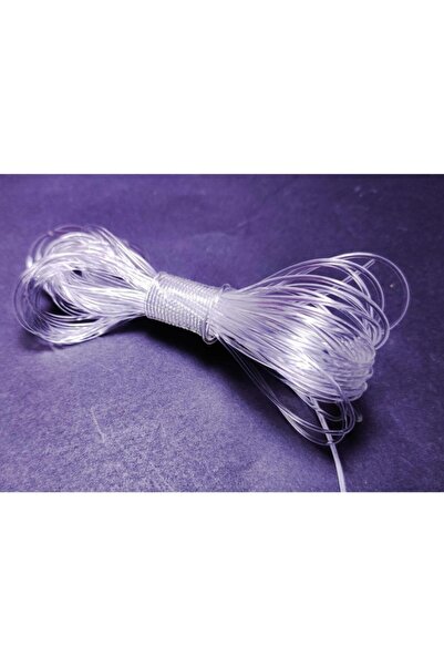 RD EKOAVM 20 Metre Elastik Esnek Tesbih Bileklik Ip Şeffaf Lastik Misina Ipi