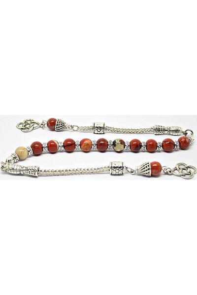 RD EKOAVM Zaza Rosary - Rosary with Whips and Real Natural Stones