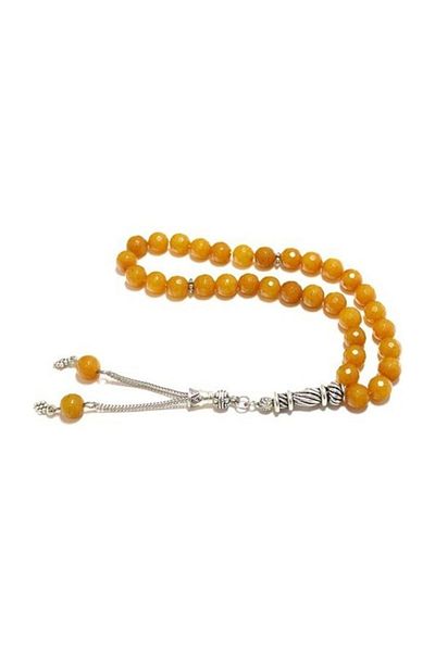 RD EKOAVM Chalcedony Rosary - Honey Yellow