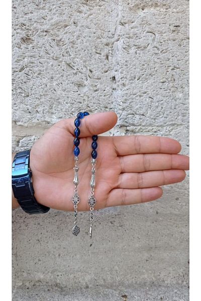 RD EKOAVM Blue Zaza Prayer Beads - 7*10 Mm Acrylic Made