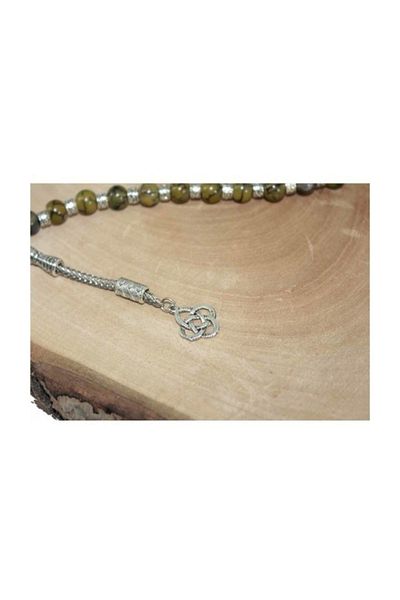 RD EKOAVM 8 Mm Agate Zaza Rosary with Kazaz Tip Zaza Rosary Rdt217