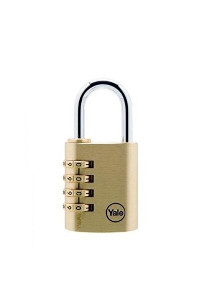 Yale (KİLİTSEPETİ) Dört Şifreli Sarı Asma Kilit 40 Mm