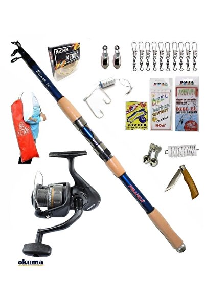 Okuma Revenger Rv-40 Piranha Ultimate 210cm 50-100gr Kıyı Spin Olta Takımı Seti
