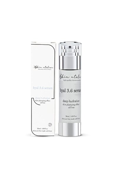 Skin Atelier Hyal 3.6 Moisture Serum - 50 مل حمض يحتوي على هيالورونيك لامع