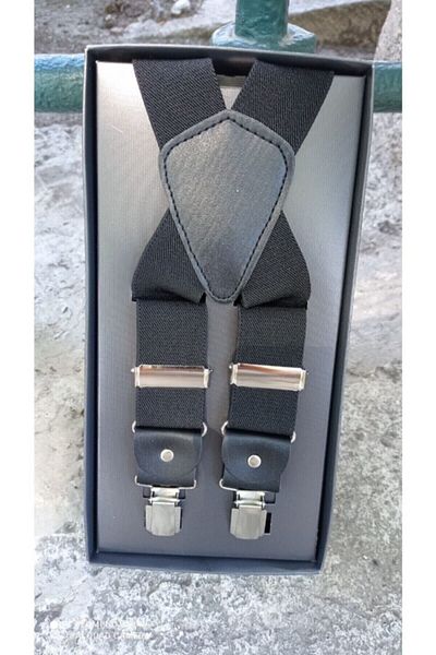 RD EKOAVM Double Strap Black Leather Belt 31820