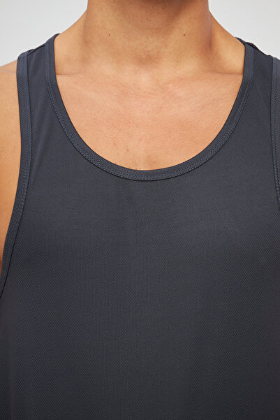 YÜKSEL IŞIK Men's Kobe Printed Anthracite Sports Tank Top