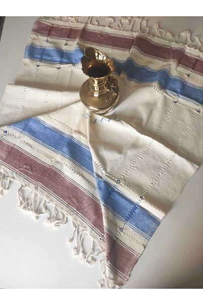 denizli hatırası 90X90 cm 100% Handcrafted Hand Workbench Table Cloth
