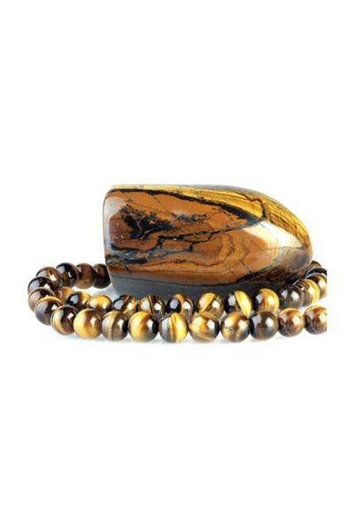 RD EKOAVM Tiger Eye Rosary