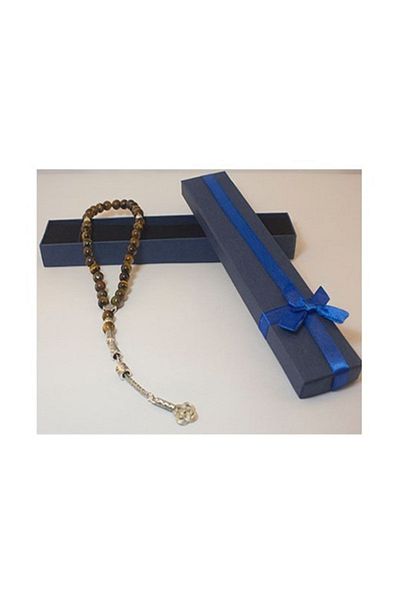 RD EKOAVM Natural Stone Tiger Eco Eye Rosary