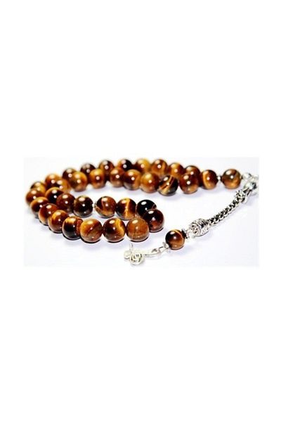 RD EKOAVM Tuğra Tasseled Rosary Tiger Eye Rosary