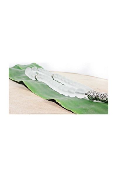 RD EKOAVM Single Tassel Tuğra Tip Sphere Cut 8 Mm Rosary Stone Natural Stone Rosary Rdt2118