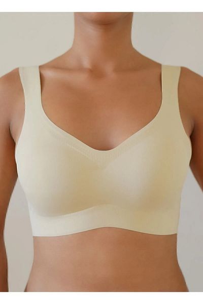 Pimody Αποσπώμενο Pad Ghost Seamless Bralet σουτιέν με κοπή με λέιζερ