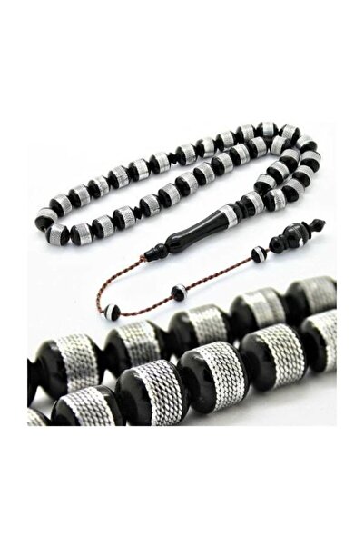 RD EKOAVM Sarmal Işlemeli Kuka Tesbih Sığırcık Kesim Tespih