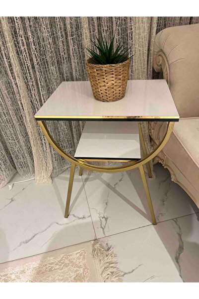 İZMİR ALİNDA MOBİLYA YAN SEHPA KOMODİN ÇOK AMAÇLI DÜZENLEYİCİ BEYAZ RENK