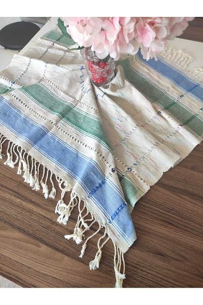 denizli hatırası 90x90 Cm Față de masă 100% lucrată manual