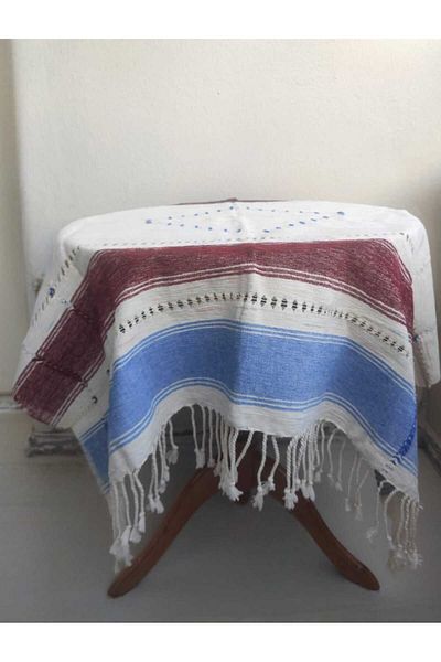denizli hatırası 90X90 cm 100% Handcrafted Hand Workbench Table Cloth