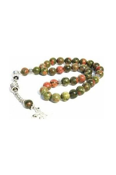 RD EKOAVM Labradorite Spectrolite Stone Natural Stone Rosary 8 mm Globe Cut Rosary