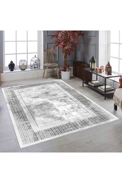 RD EKOAVM Kadife 4 M2 Ve 6 M2 Seçenekli Lastikli Halı Örtüsü Ort363-dekoristan